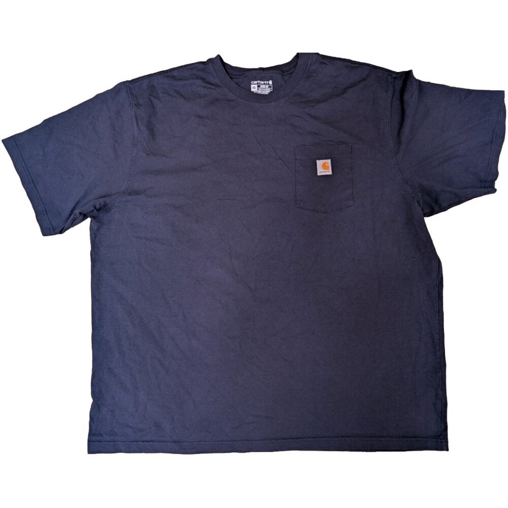 Carhartt Short Sleeve T-Shirt Mens Size 3XL Loose Fit K87-M Dark Blue